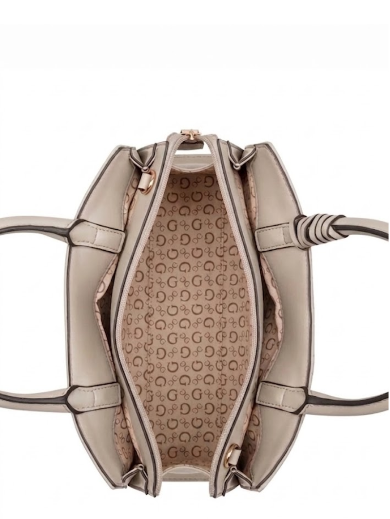 Bolsa Katy Satchel Nude- Guess