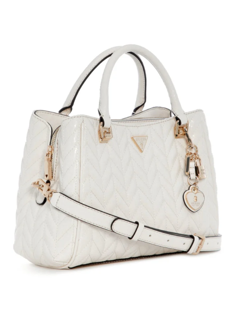 Bolsa de Mão Stacey Girlfriend Satchel Branca- Guess