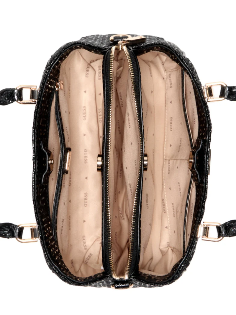 Bolsa de Mão Stacey Girlfriend Satchel Preta- Guess