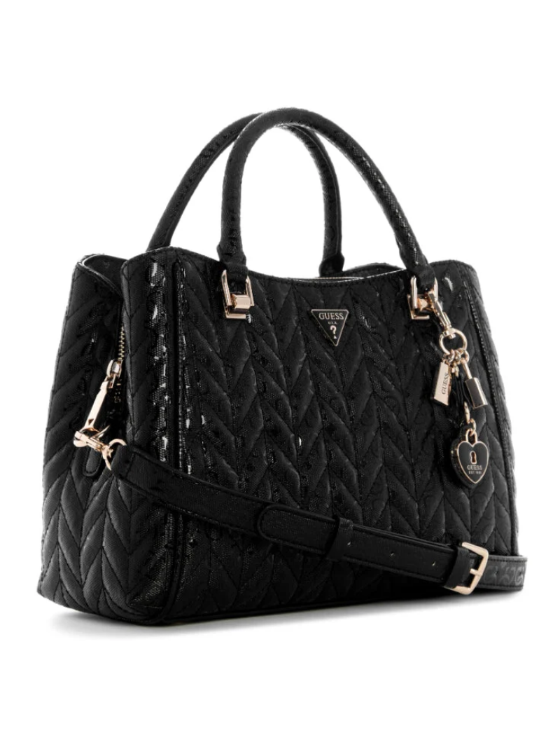 Bolsa de Mão Stacey Girlfriend Satchel Preta- Guess
