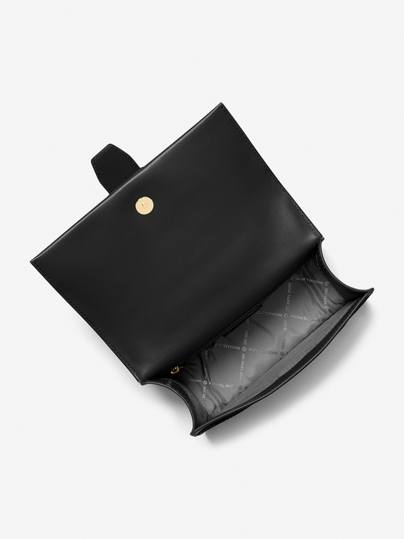 Bolsa Transversal Pequena GREENWICH com Flap em Couro Saffiano- Michael Kors