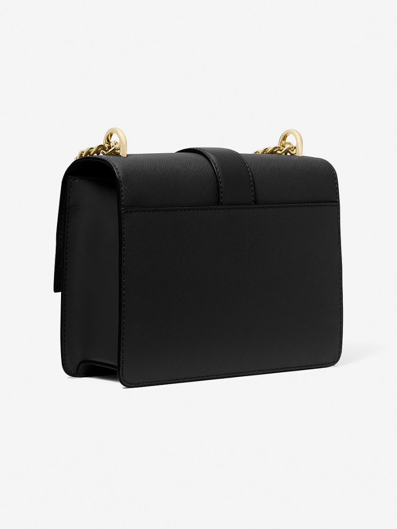 Bolsa Transversal Pequena GREENWICH com Flap em Couro Saffiano- Michael Kors