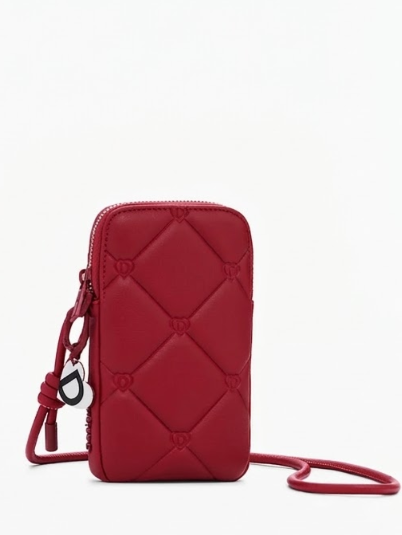 Porta Celular Acolchoado Vermelho- Desigual