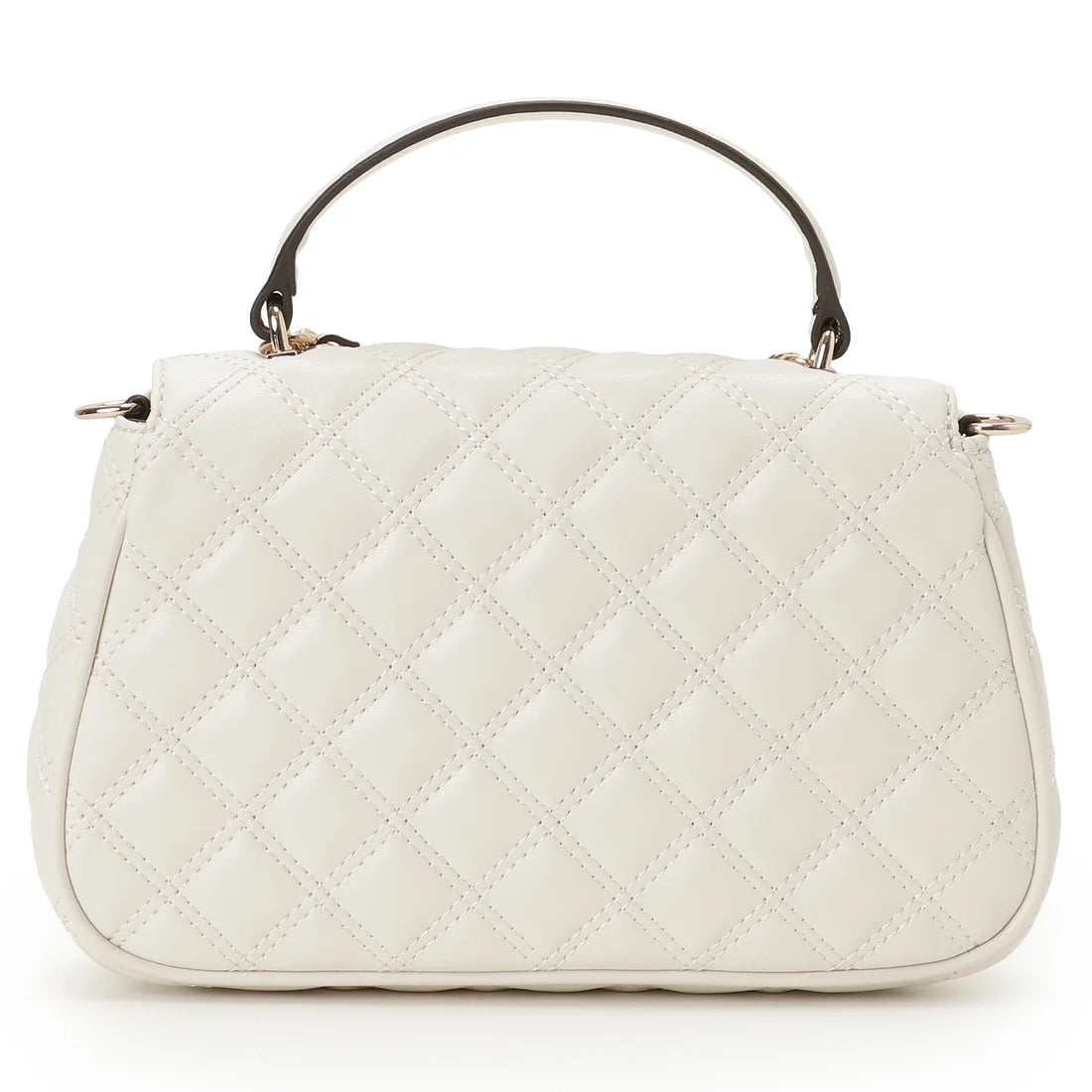 GUESS Giully Ii Top Handle Flap Off White