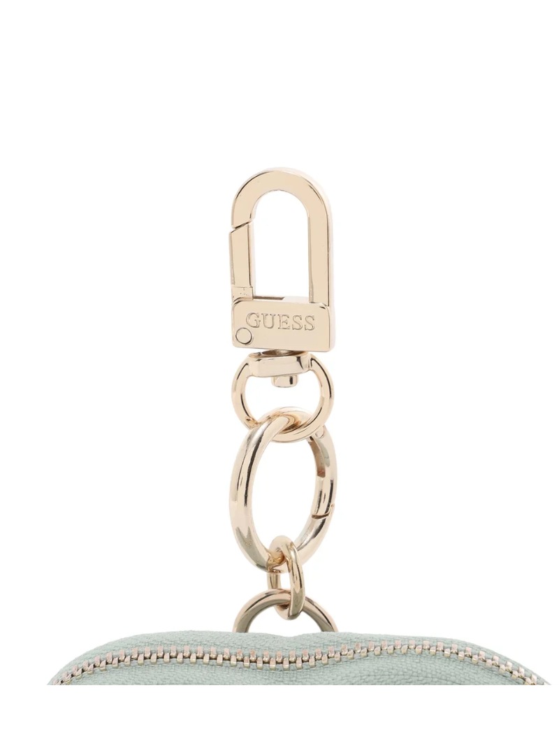 GUESS Heart Pouch Keychain