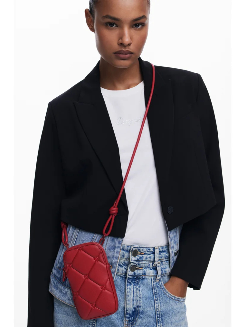 Porta Celular Acolchoado Vermelho- Desigual
