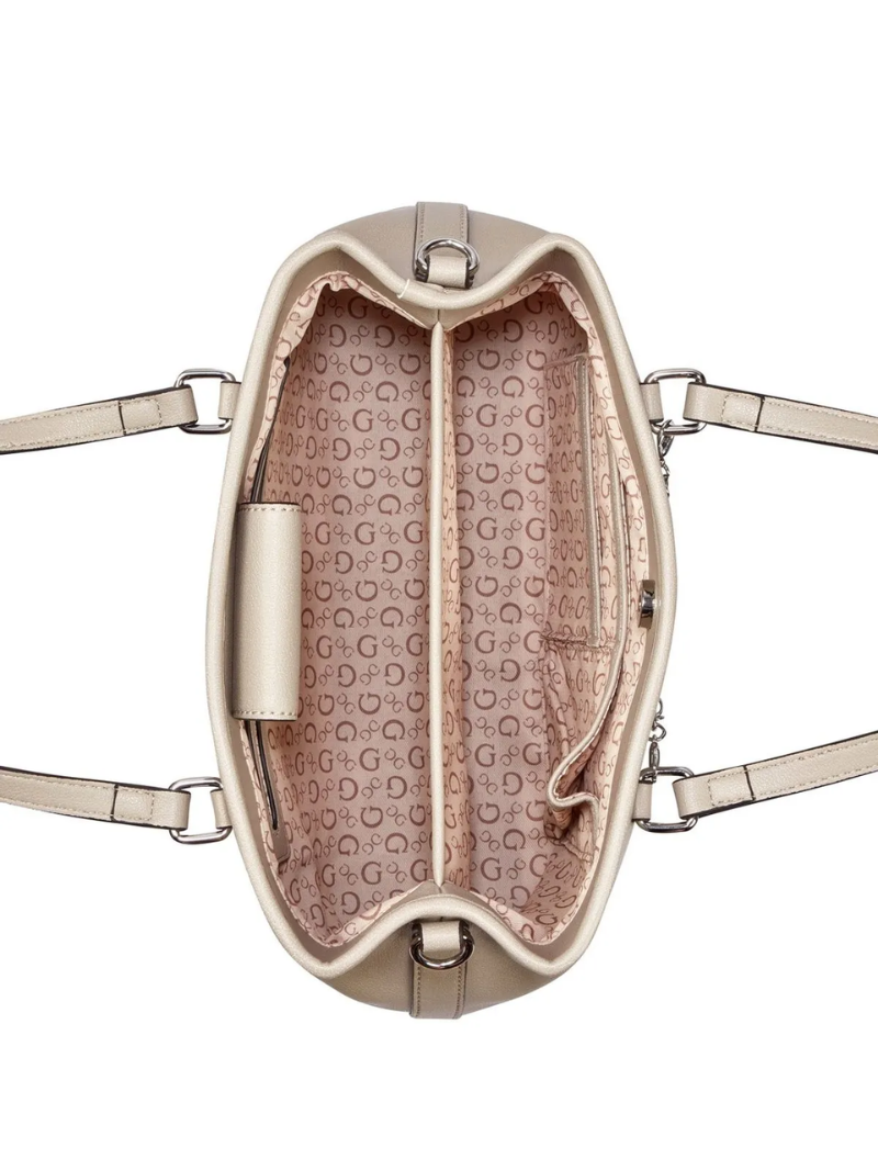 Bolsa Angelica Satchel Bege- Guess