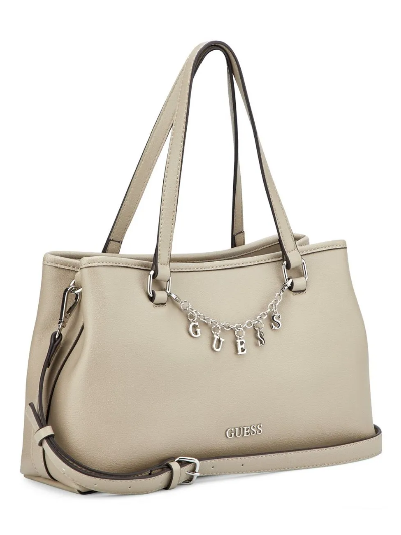 Bolsa Angelica Satchel Bege- Guess