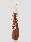GUESS Brown Bag Charm Keychain