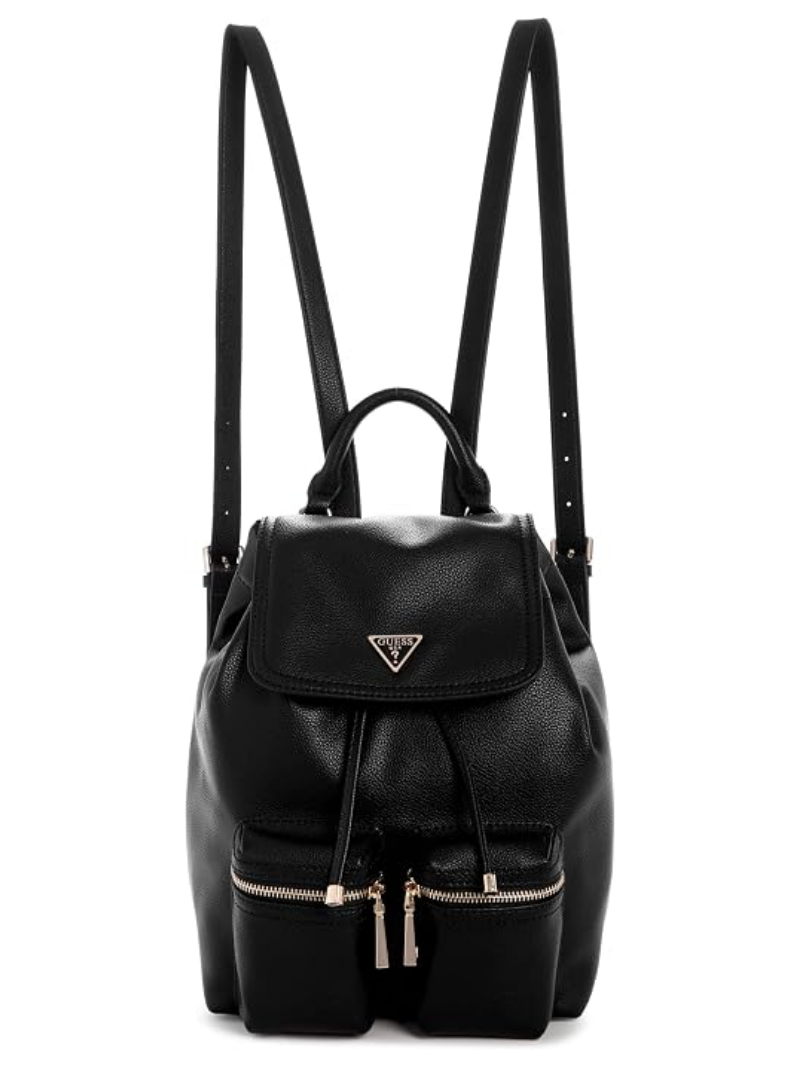 Mochila de Lazer Manhattan II com Lapela Preta- Guess