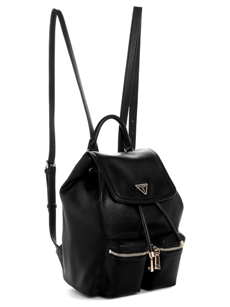 Mochila de Lazer Manhattan II com Lapela Preta- Guess