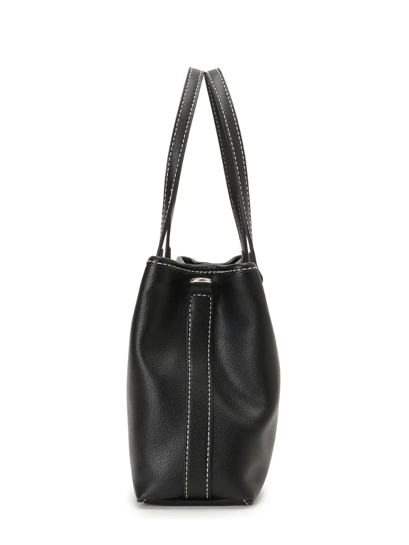 Bolsa Angelica Satchel Preta- Guess
