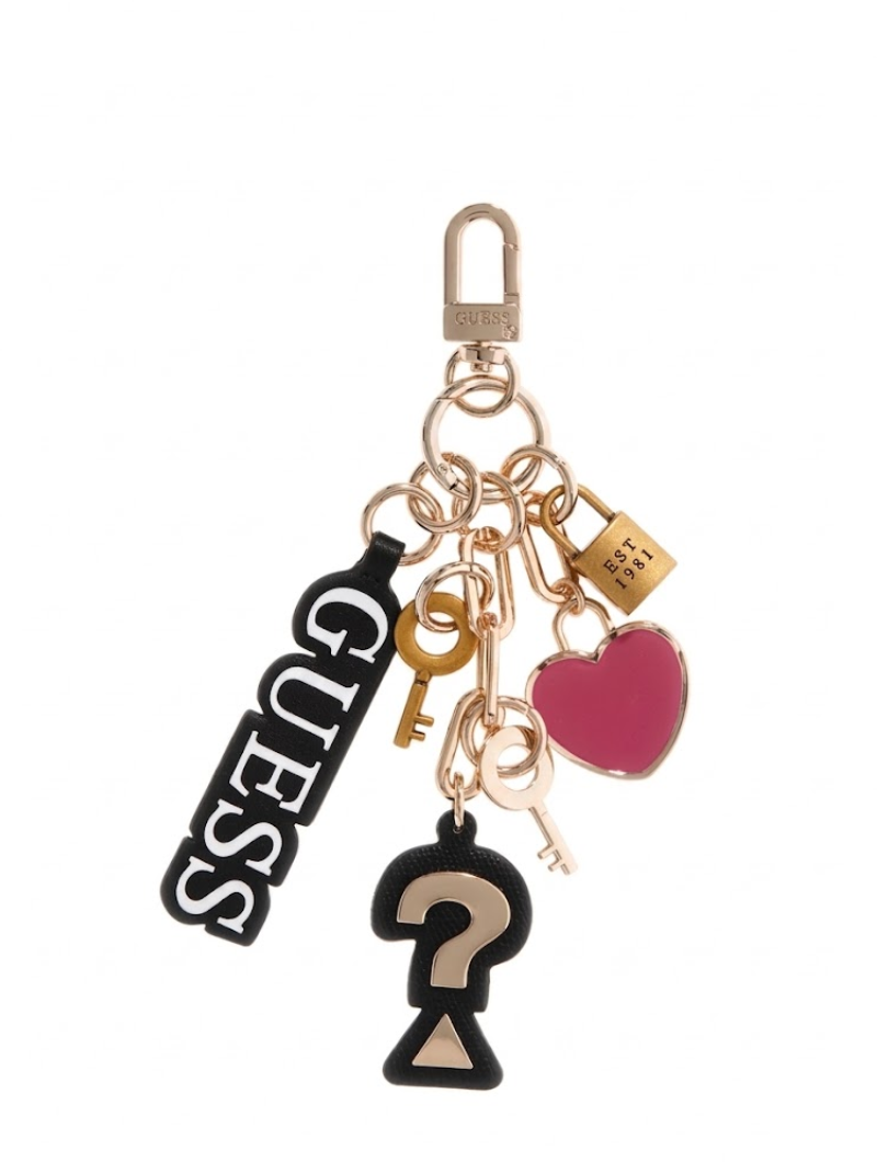 GUESS Multi Charm Keychain