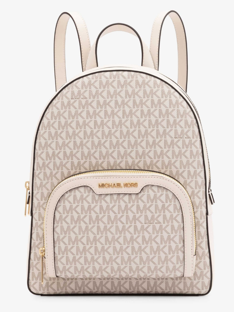 JAYCEE Mochila Média com Bolso com Zíper cor Nude- Michael Kors