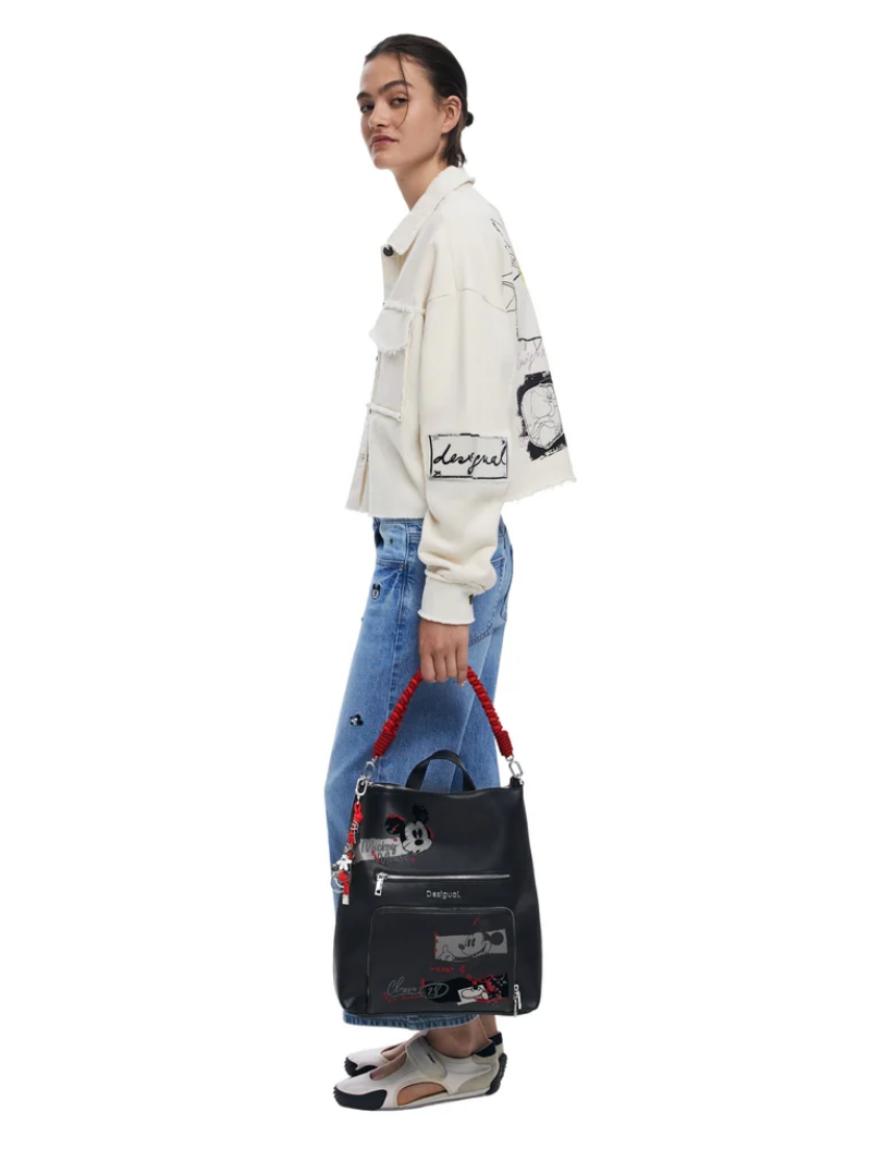 Mochila Mickey Mouse Rock Média- Desigual