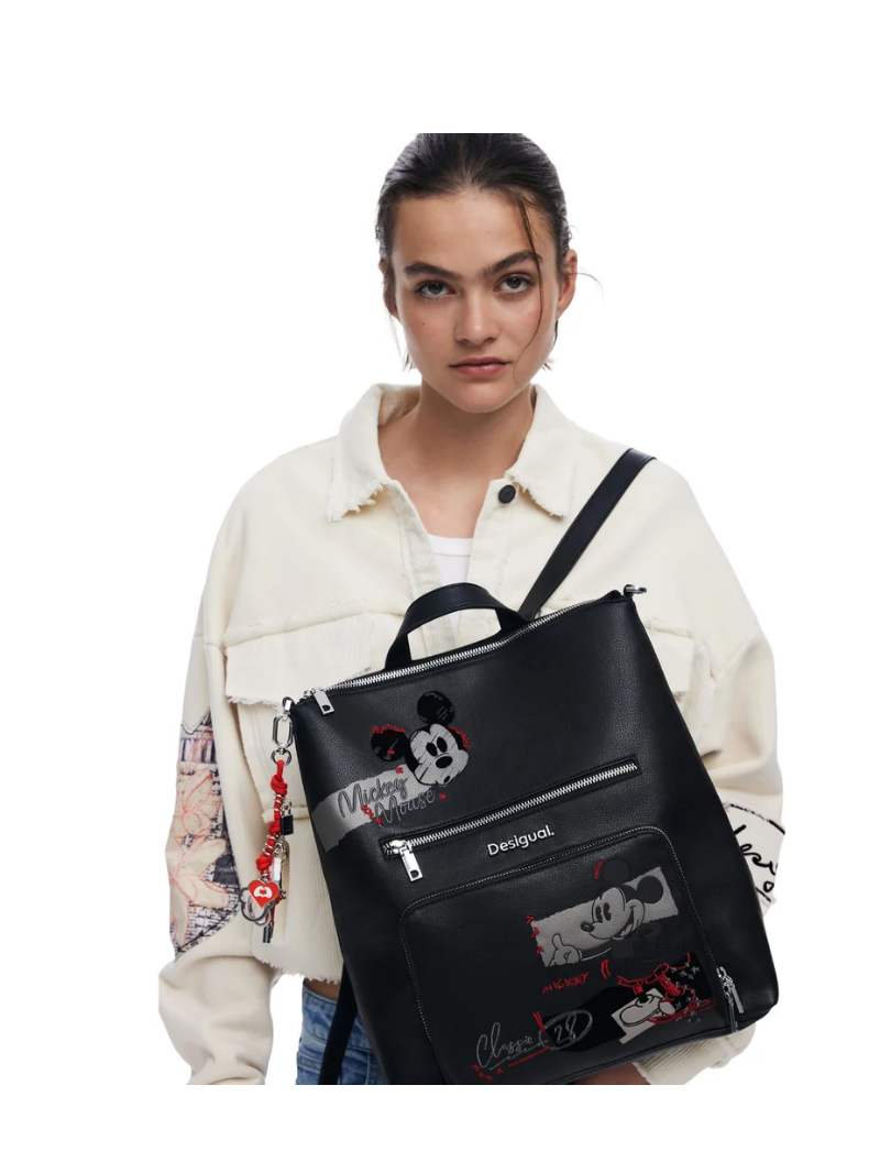 Mochila Mickey Mouse Rock Média- Desigual