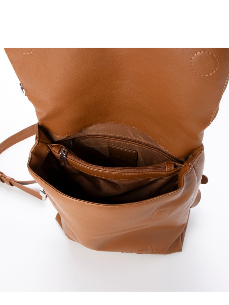 Mochila Média Half Hampton Marrom- Desigual
