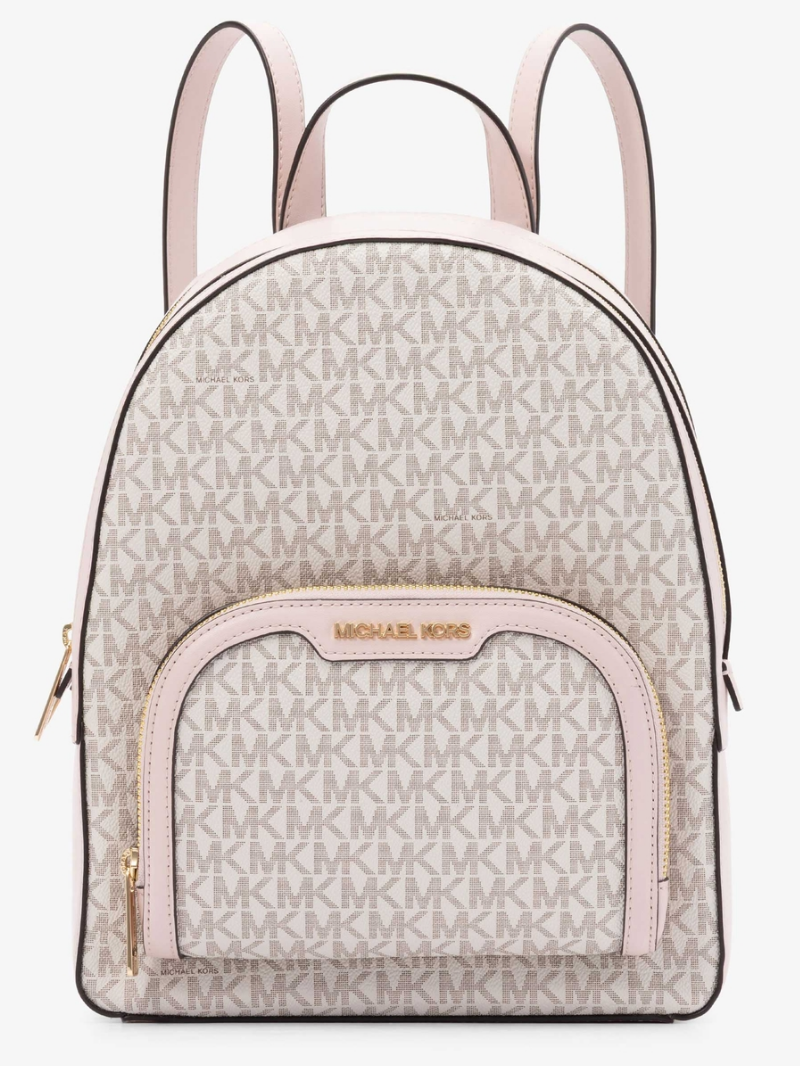 JAYCEE Mochila Média com Bolso com Zíper cor detalhe Rosa Claro- Michael Kors