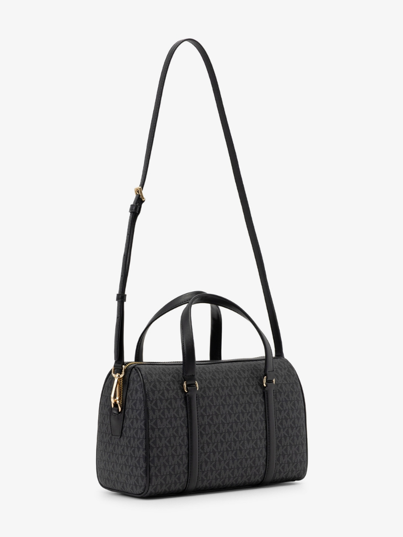 TRAVEL Bolsa Duffle Satchel Média Preta- Michael Kors