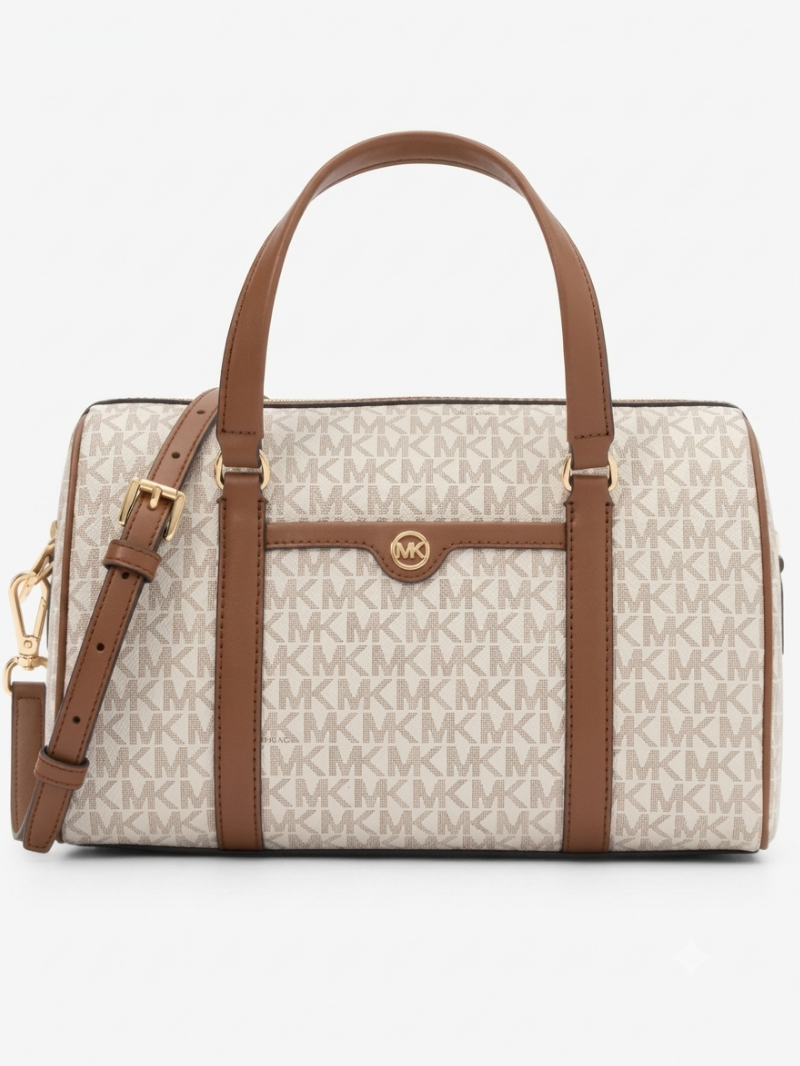 TRAVEL Bolsa Duffle Satchel Média Latte- Michael Kors