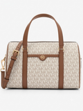TRAVEL Bolsa Duffle Satchel Média Latte- Michael Kors