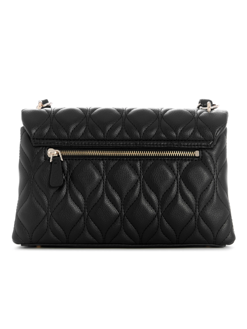 Bolsa Transversal Maxine com Lapela Preta- Guess