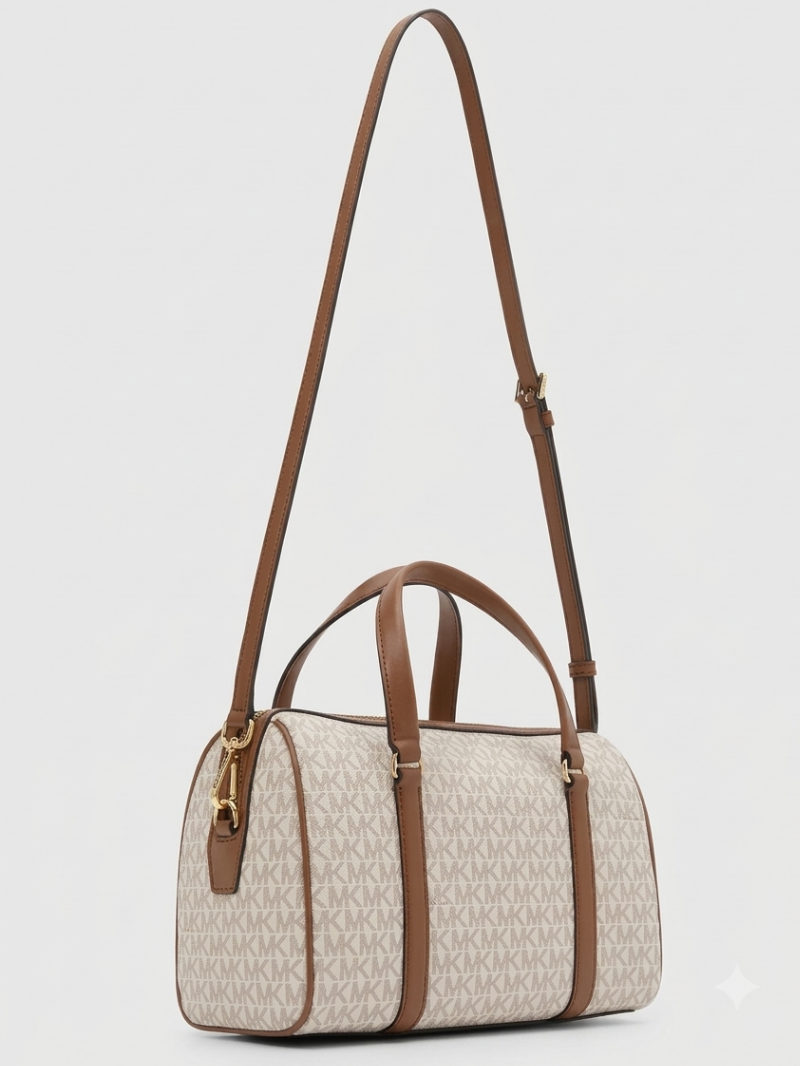 TRAVEL Bolsa Duffle Satchel Média Latte- Michael Kors