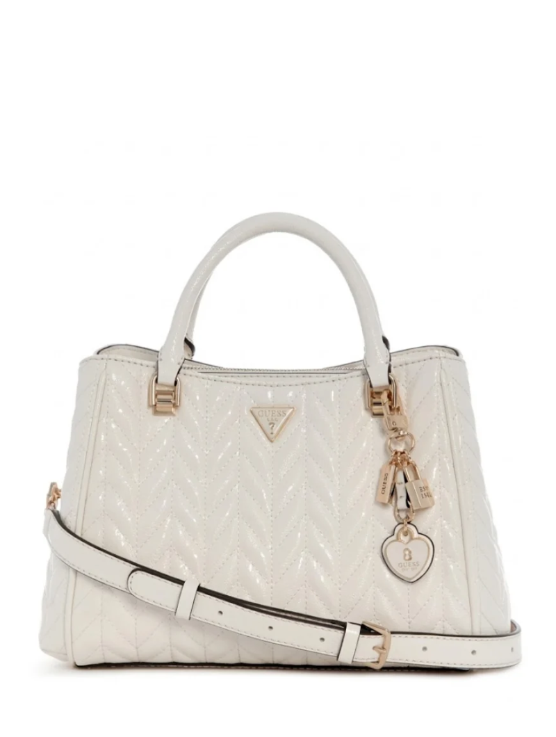 Bolsa de Mão Stacey Girlfriend Satchel Branca- Guess