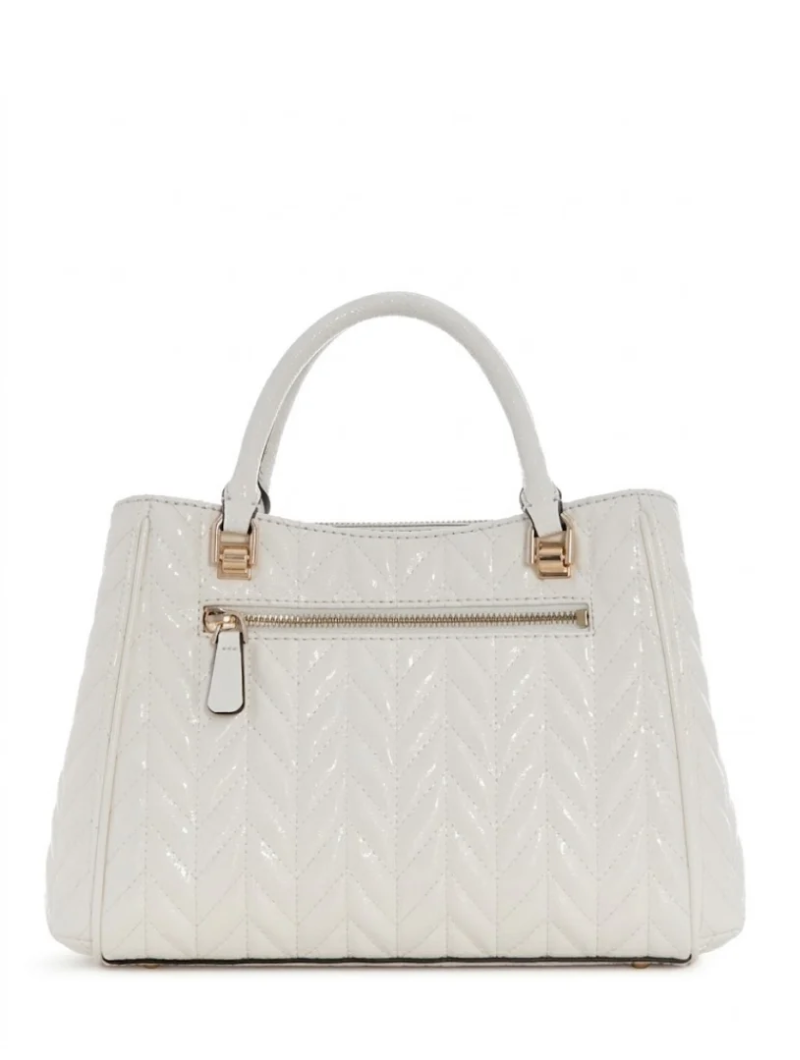 Bolsa de Mão Stacey Girlfriend Satchel Branca- Guess