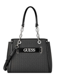 Bolsa Danica Satchel Cinza Escuro- Guess