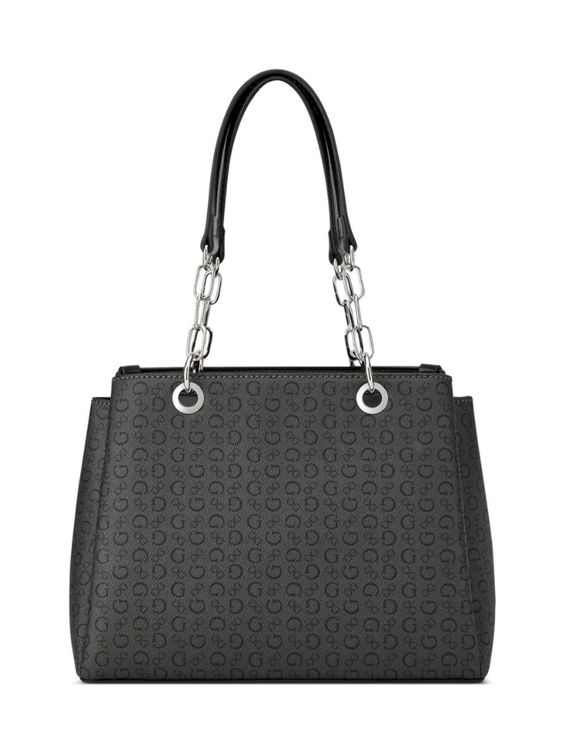 Bolsa Danica Satchel Cinza Escuro- Guess