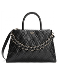 Bolsa Maxine Girlfriend Preta Satchel- Guess