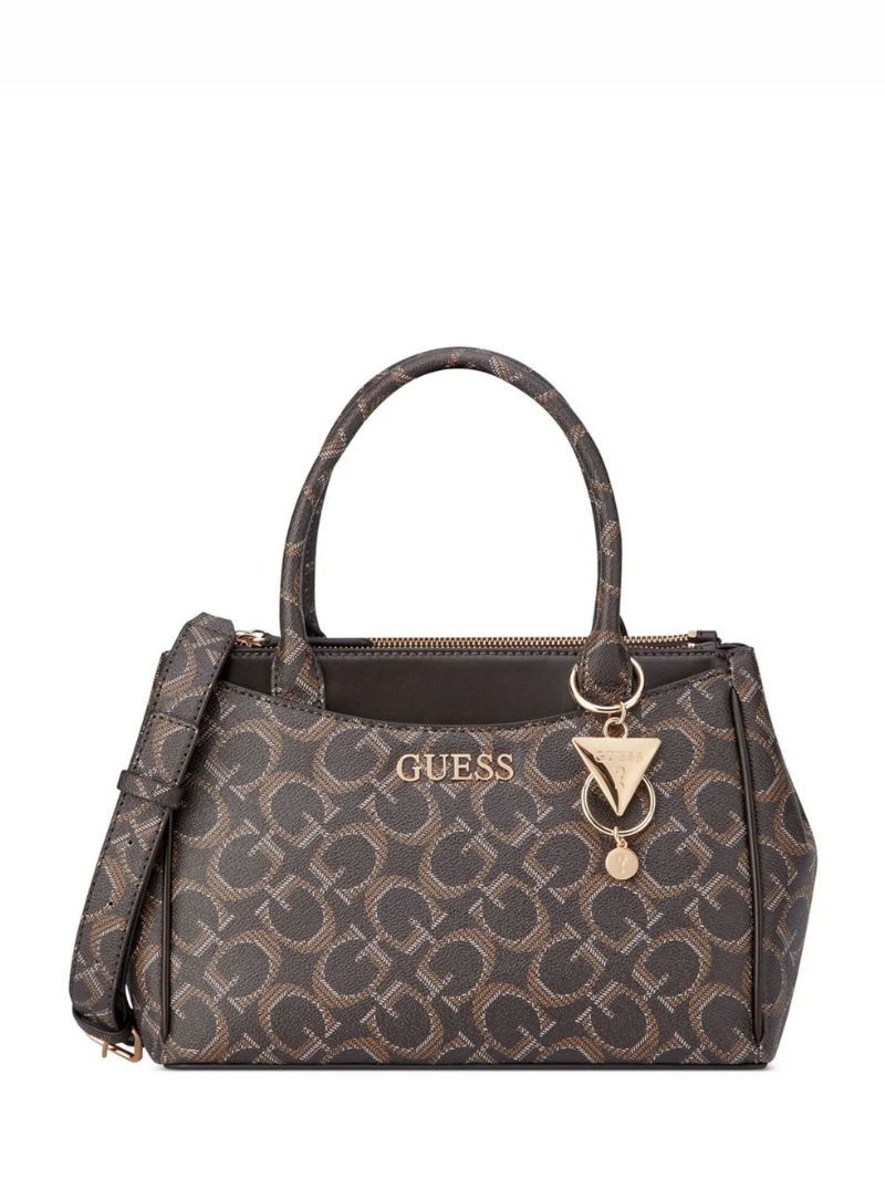 Bolsa Elliot Satchel Marrom- Guess