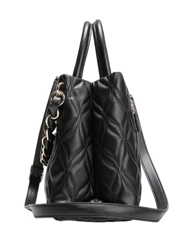Bolsa Maxine Girlfriend Preta Satchel- Guess