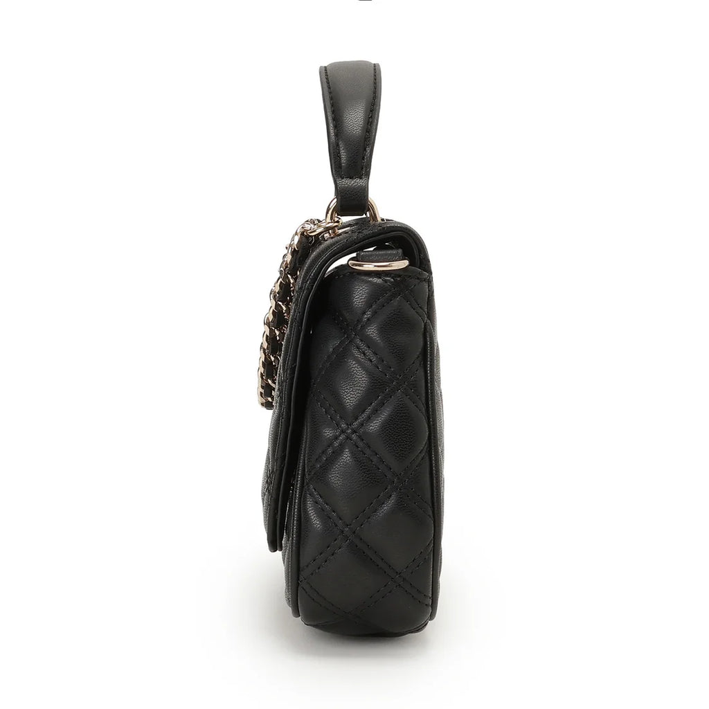 GUESS Giully Ii Top Handle Flap Black