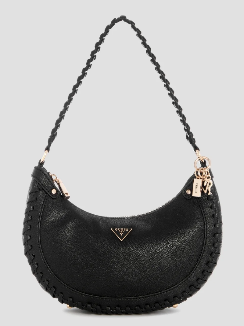 Bolsa de Ombro Petra Hobo Preta- Guess