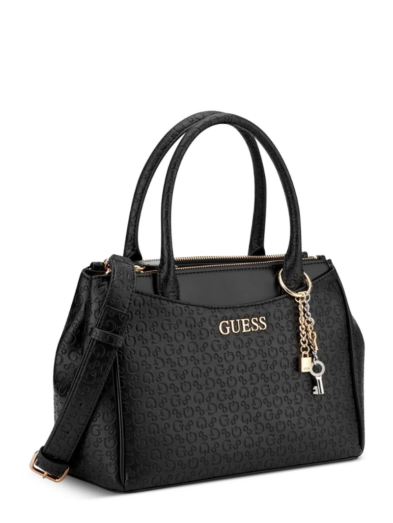Bolsa Elliot Satchel Preta- Guess