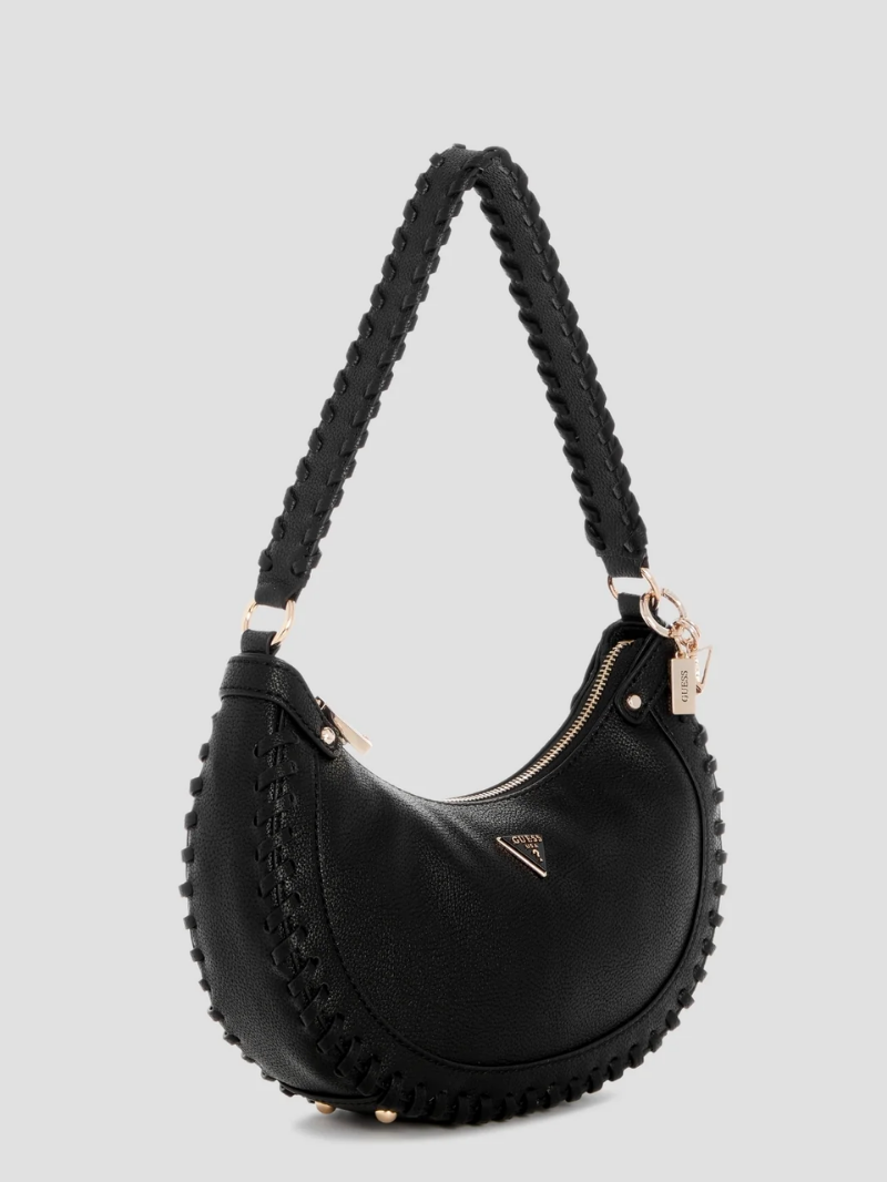 Bolsa de Ombro Petra Hobo Preta- Guess