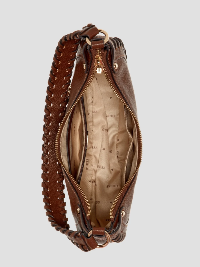 Bolsa de Ombro Petra Hobo Marrom- Guess