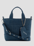 Mini bolsa Tote Sasha Jeans Azul- Guess