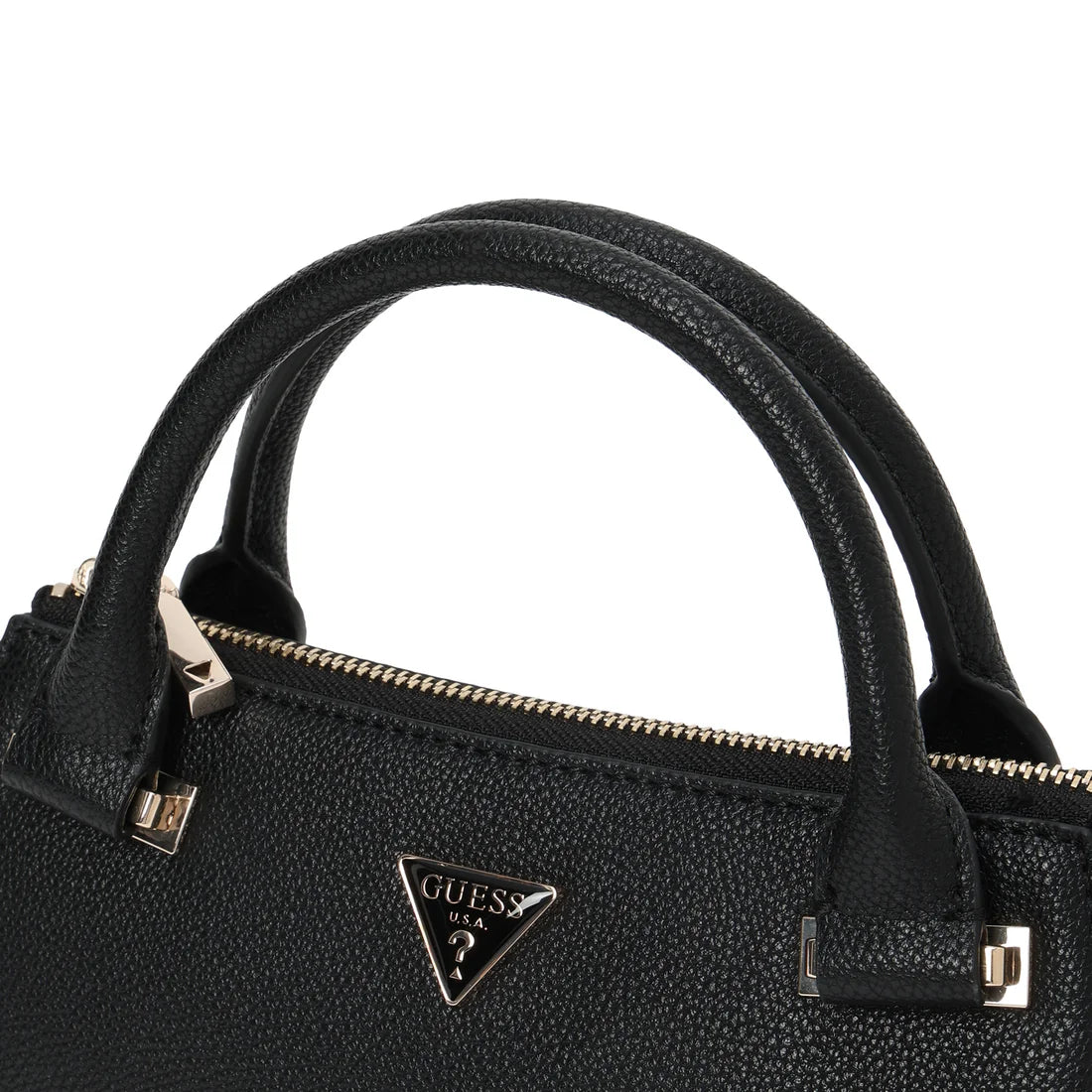 GUESS Evie Mini Satchel Off White