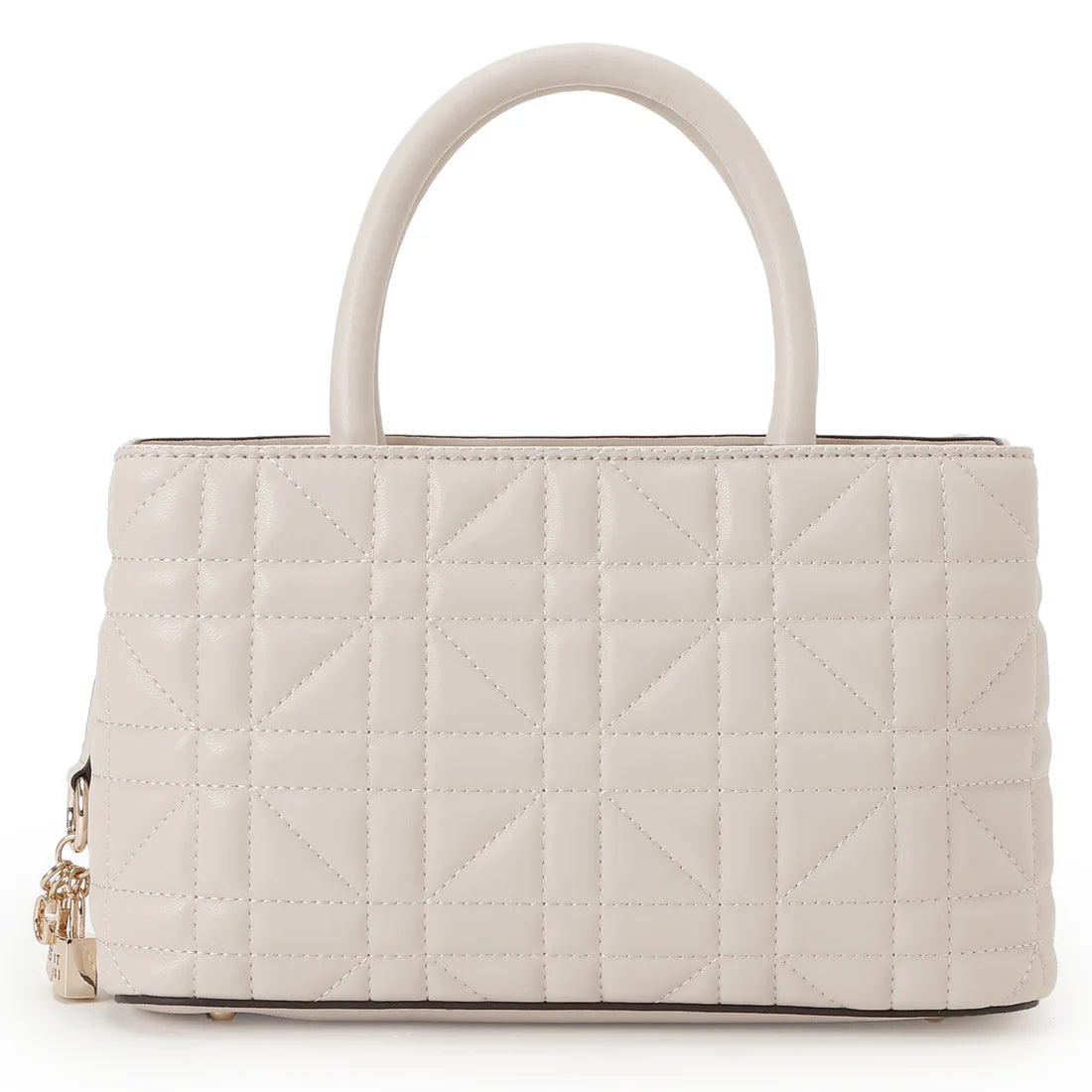 GUESS Edita Elite Satchel Off White