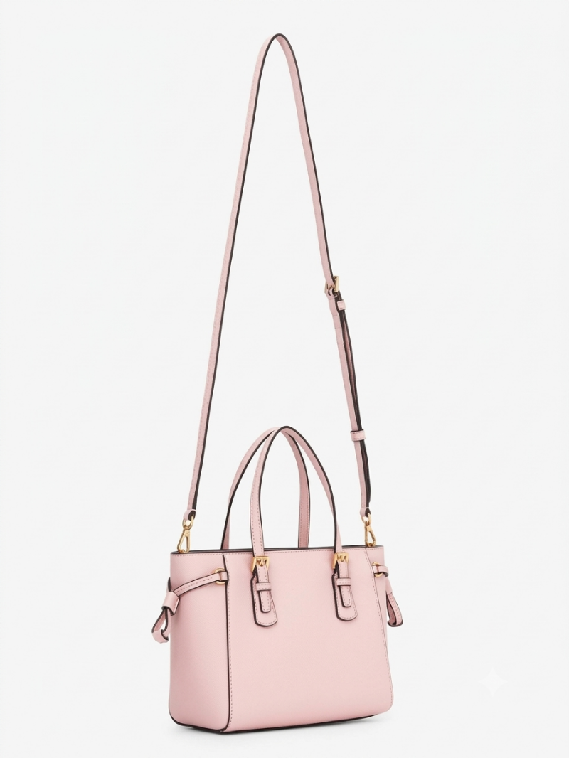VOYAGER Tote Extra Pequeno com Zíper Superior Conversível Rosa- Michael Kors