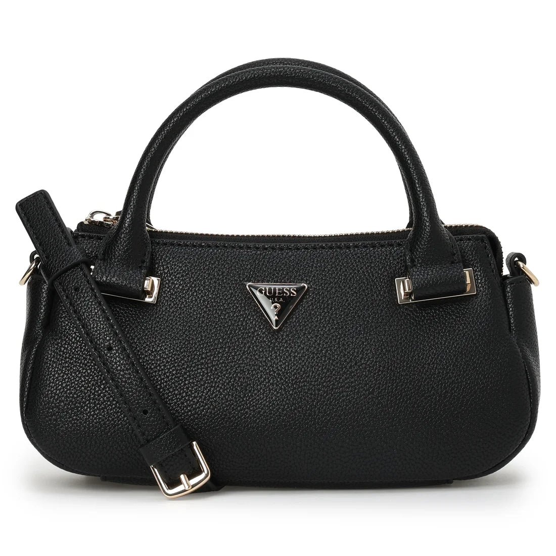 GUESS Evie Mini Satchel Black
