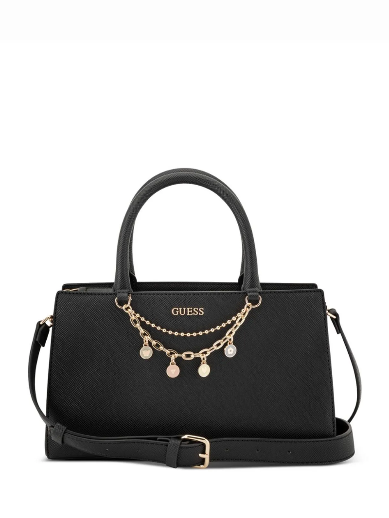 Bolsa Katy Satchel Preta- Guess