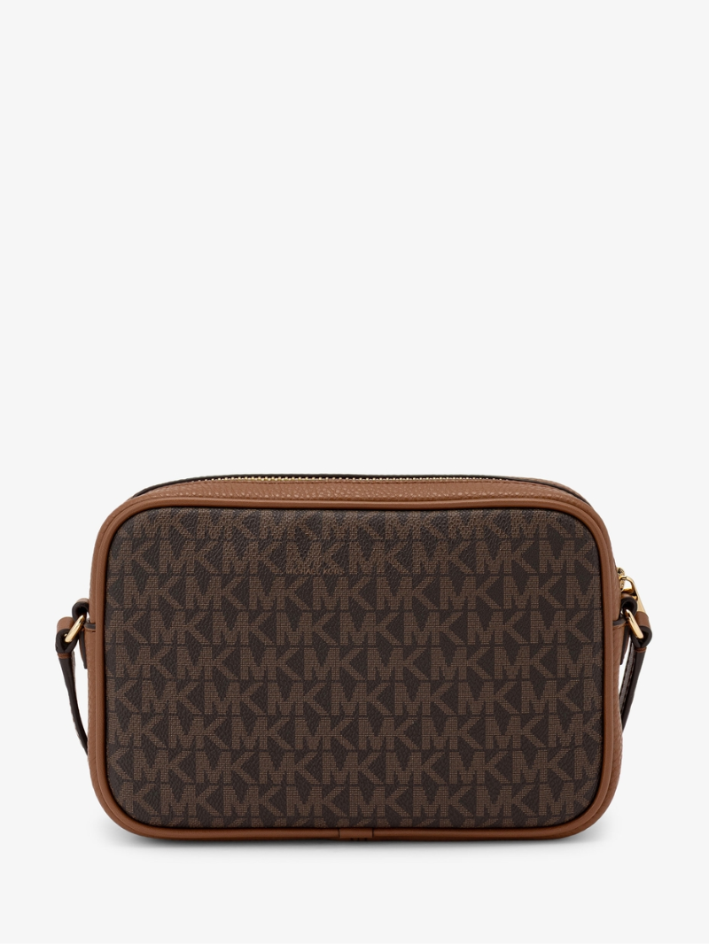 JET SET TRAVEL Camera Crossbody Small Marrom- Michael Kors