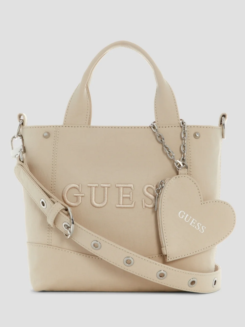 Mini bolsa Tote Sasha Nude- Guess