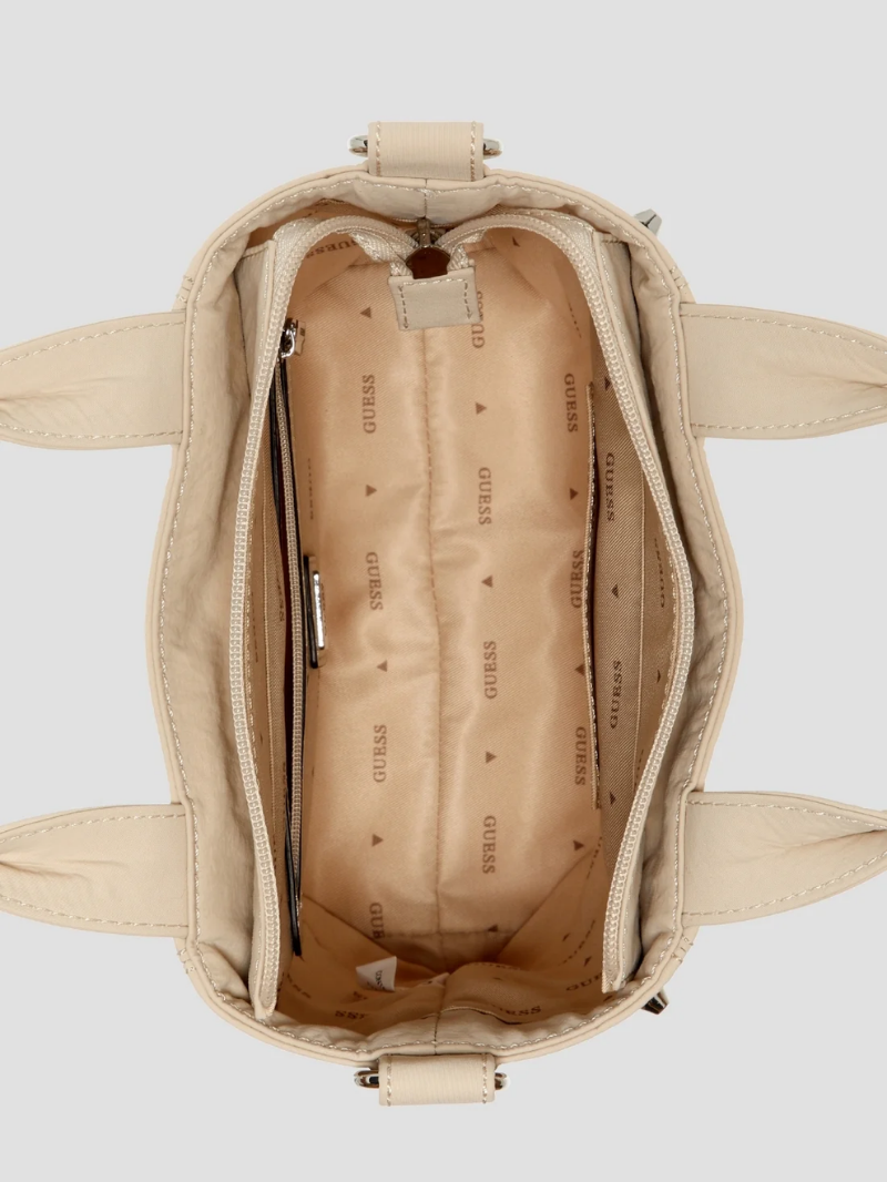 Mini bolsa Tote Sasha Nude- Guess