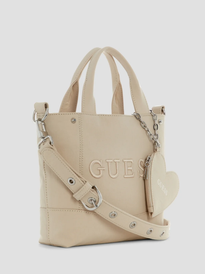 Mini bolsa Tote Sasha Nude- Guess