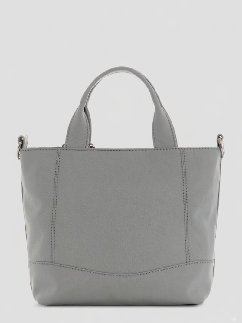 Mini bolsa Tote Sasha Cinza- Guess